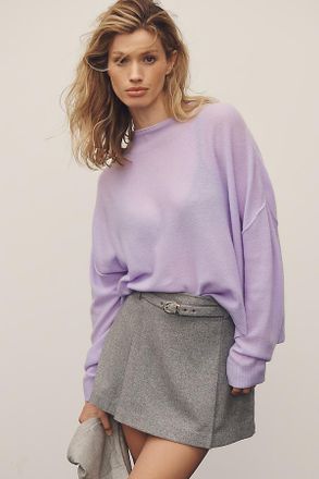 Pilcro The Alani Cashmere Mock-Neck Sweater by Pilcro