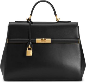 Dolce & Gabbana Tassen, Dames, Zwart, ONE Size, Leer, Marlene Tote Bag