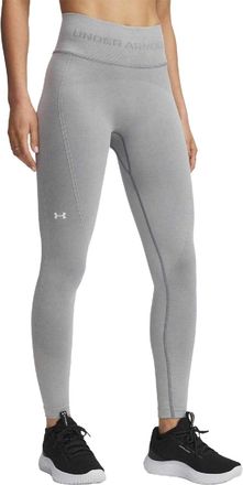 Under Armour Dames Gepreyde Naadloze Enkellange Leggings (Zwart)