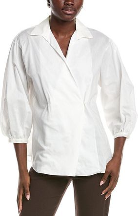 Max Mara Weekend Max Mara Ceci Silk-Blend Wrap Top