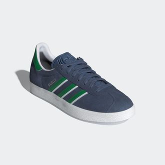 adidas Sneaker ADIDAS ORIGINALS GAZELLE, Herren, Gr. 41, bunt (preloved ink, gr&uuml;n, cloud wei&szlig;), Leder, Synthetik, Schuhe Sneaker