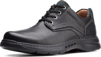 Clarks Un Brawley Pace Black Tumbled Leather 13 EE - Wide