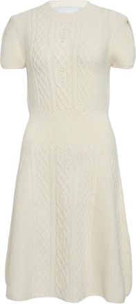 3.1 Phillip Lim Abito midi in magila a maniche corte - Toni neutri