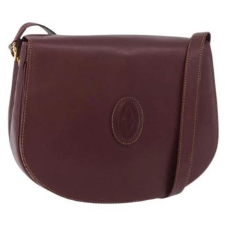 Cartier Pre-owned Cross Body Bags, female, Red, Size: ONE SIZE Pre-owned Vintage Shoulder Bag