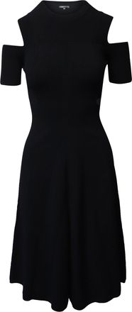Maje Cold-Shoulder Dress in Black Viscose