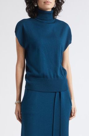 Ramy Brook Natalie Wool Turtleneck Sweater in Dark Teal at Nordstrom, Size X-Large