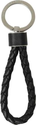 Bottega Veneta Keyrings, male, Black, Size: ONE SIZE Leather Keychain