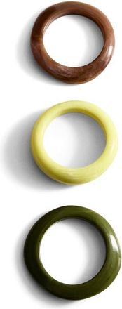 Mango Set of 3 Volume Maxi Bracelets in Pastel Green at Nordstrom