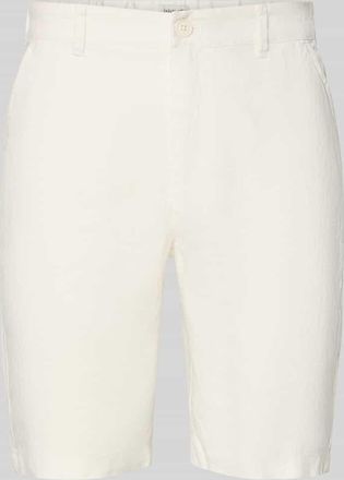 Casual Friday Casual Friday Leinen Shorts mit Eingrifftaschen Modell PANDRUP in Offwhite, Gr&ouml;&szlig;e XXL
