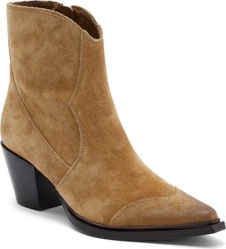Marc Fisher Giulie Pointed Cap Toe Bootie in Medium Natural at Nordstrom Rack, Size 7