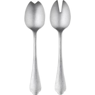 Mepra Distressed Salad Servers in Distressed Stainless at Nordstrom