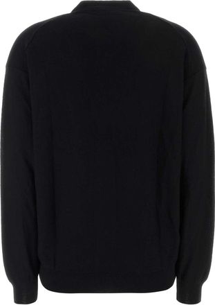Christophe Lemaire Relaxed Twisted Cardigan - Black