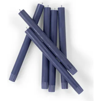 British Colour Standard Dinner Candles - Set of 25 in Midnight Blue at Nordstrom