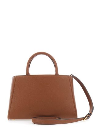 Elisabetta Franchi Womens Handbag Brown Eco Leather Handbags Hand Bags