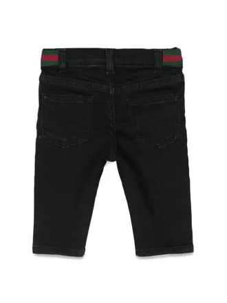 Gucci Cotton Denim Trousers - Blue