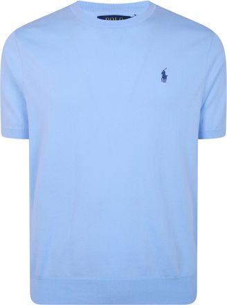 Ralph Lauren Short Sleeves Knit Round Neck Sweater