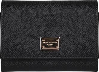 Dolce & Gabbana Dauphine Portemonnee - Dames - Portefeuilles - Zwart - ONE Size - Leer - Accessoires