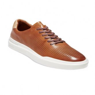 Cole Haan Mens Grandpro Rally Shoe In British Tan/ivory