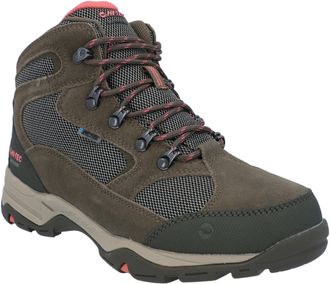 Hi-Tec Wanderschuh HI-TEC Storm WP W, Damen, Gr. 36, braun (taupe, dune, georgia peach), Leder, Schuhe Wanderschuh, wasserdicht