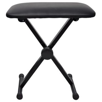 vidaXL Taburete Plegable Y Regulable Para Piano