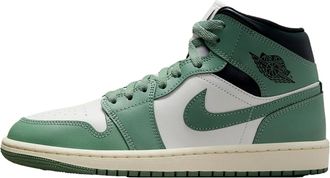 Nike Air Jordan 1 Mid Sail/Jade Smoke-Anthracite BQ6472-130 Womens