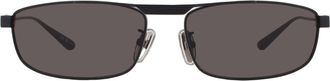Balenciaga Grey Rectangular Unisex Sunglasses BB0451S 001 61