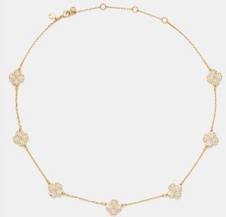 Kate Spade New York Spade Flower Pave Scatter Necklace