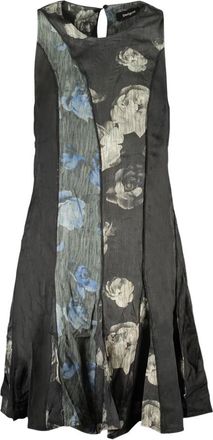 Desigual Flared Dress Flowers - Dames - Zomerkleedjes - Veelkleurig - XS - Kleedjes