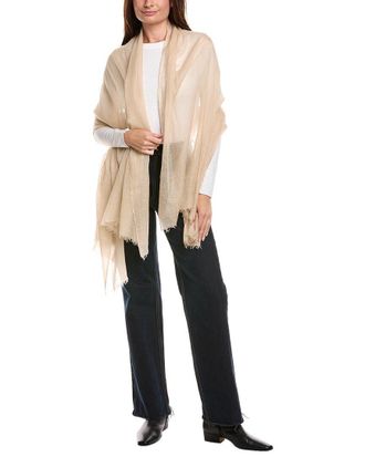Amicale Cashmere Solid Felted Cashmere Wrap