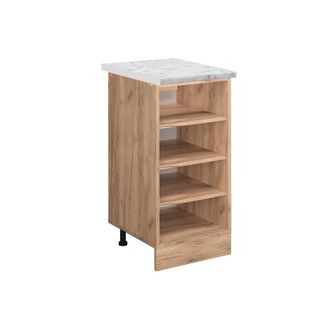 Vicco Estante De Cocina R-line, Roble Dorado, 40 Cm, Et M&aacute;rmol