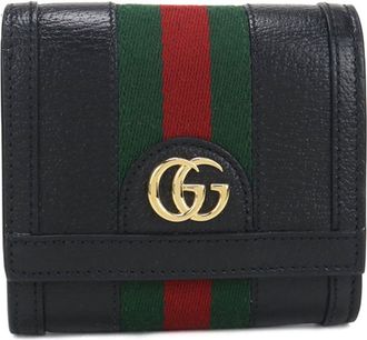 Gucci Black Leather Wallet (Bi-Fold) (Pre-Owned)