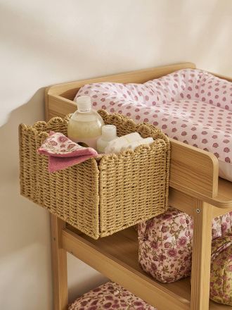 Vertbaudet Aufbewahrungskorb f&uuml;r den Wickeltisch FESTON Babyzimmer beige