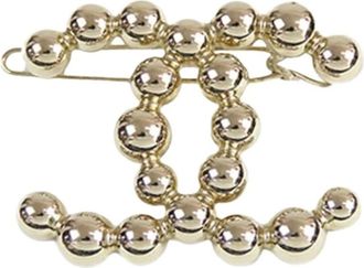 Chanel Pre-owned Jewellery, female, Yellow, Size: ONE SIZE Pre-owned Metal Hair Accessory
