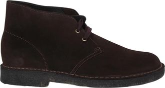 Clarks Desert Suede Boot - Heren - Veterlaarzen - Bruin - 41 EU - Leer - Schoenen