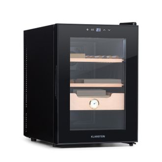 Klarstein Klarstein Klarstein El Presidente 37 Humidor De Puros 37l 2 Cajones Y 1 Compartimento De Madera De Cedro