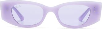 Ray-Ban Kat oversize-frame sunglasses - unisex - Acetate - 49 - Purple