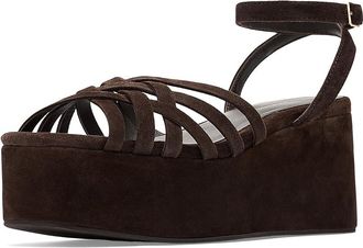 Loeffler Randall Channing Platform Sandals Womens Dress Sandals Tmoro : 10.5 B - Medium, Leather/Textile