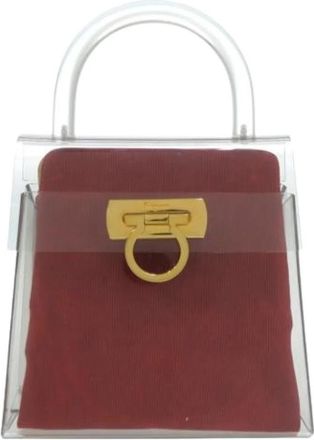 Ferragamo Pre-owned Handbag - Dames - Vintage Handtas - Rood - ONE Size - Vintage