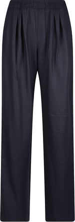 Pinko Wide-Leg Pants with Relaxed Silhouette and Pleated Front