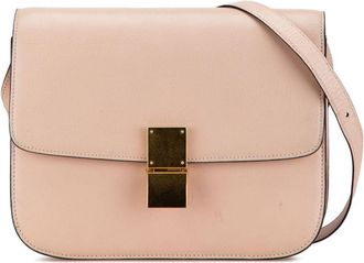 Celine Borsa a tracolla Classic Box media 1990-2023 - Rosa