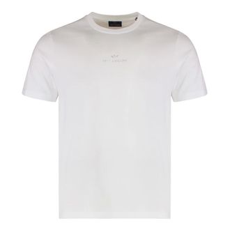 Paul & Shark Paul & Shark, T-Shirts, male, White, Size: 2XL Cotton T-shirt with Logo