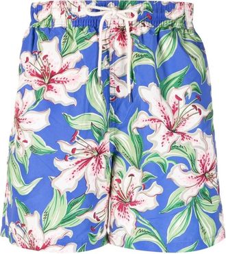 Ralph Lauren Stijlvolle Zwemkleding - Heren - Strandmode - Blauw - XS - Badmode