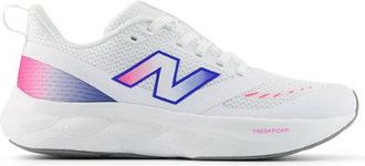 New Balance Ni&ntilde;os 625 Lace en Blanco/Rosa/Azul, Malla, Talla 35.5