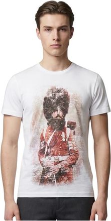 Trussardi Valiant T-shirt - Heren - T-shirts - Wit - M - Katoen - Tops