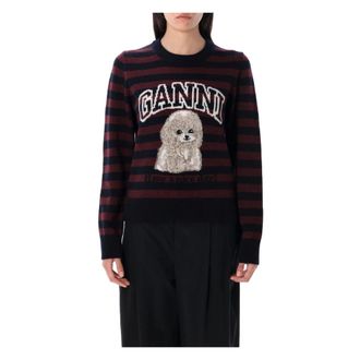 Ganni Striped Poodle Knitwear Multicolor Aw25