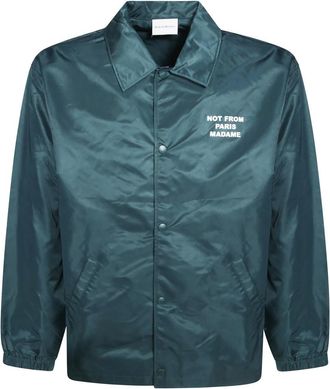 Dr&ocirc;le de Monsieur Light Jassen - Heren - Zomerjassen - Groen - L - Jassen