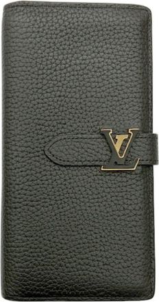 Louis Vuitton Black Noir Long Wallet (Bi-Fold) (Pre-Owned)