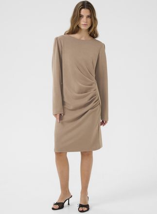 Karen by Simonsen Jersey jurk Feminine beige