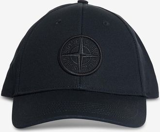 Stone Island Baseballcap aus Baumwolle mit gesticktem Logo
