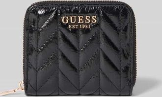 Guess Portemonnaie mit Logo-Applikation Modell Cheryl in Black, Gr&ouml;&szlig;e 1